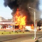 Взрыв на АЗС